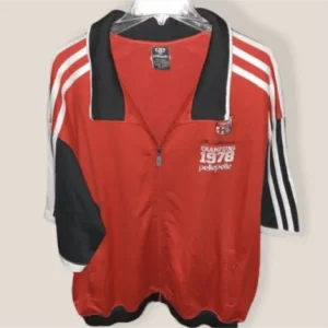 Pelle Pelle MB Red Basketball Warmup Jacket